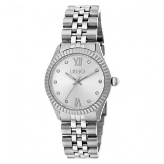 1 - Liu Jo Tiny steel time only woman watch with crystals TLJ1133