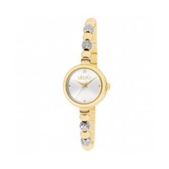 1 - Women's watch only time Liu Jo golden bouclè TLJ2006 steel with crystals