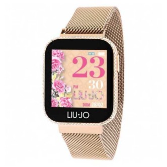 1 - Liu Jo women's smartwatch SWLJ011 rosé Milan shirt with crystals