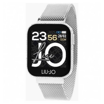 1 - Smartwatch Liu Jo donna SWLJ010 color argento Maglia Milano con cristalli