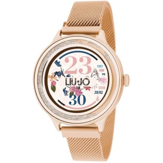 1 - Smartwatch Liu Jo Dancing pink woman SWLJ050 steel with crystals