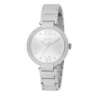 1 - Women's watch only time Liu Jo Divine steel with crystals TLJ2042