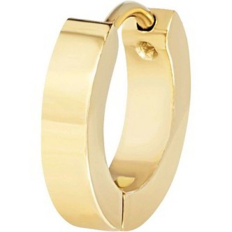 1 - Breil Gritty men's single earring golden steel TJ3283