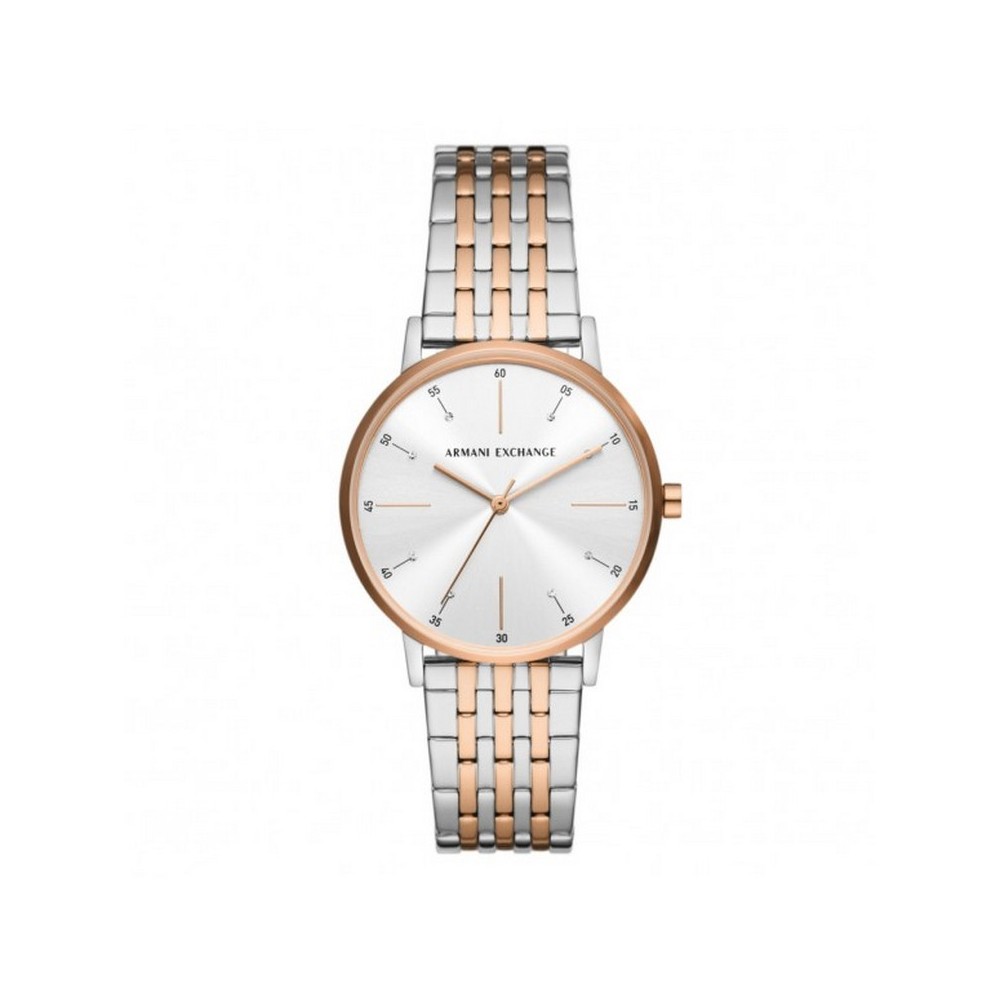 1 - Armani Exchange Lola AX5580 two-tone steel woman only time watch