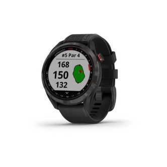 1 - Orologio GarminApproach S42 Nero 010-02572-00 bronzo con cinturino in silicone