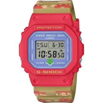 1 - Casio Super Mario G-Shock DW-5600SMB-4ER red resin Limited Edition watch