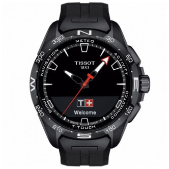 1 - Orologio Tissot T-Touch Connect Solar caucciù nero uomo T121.420.47.051.03