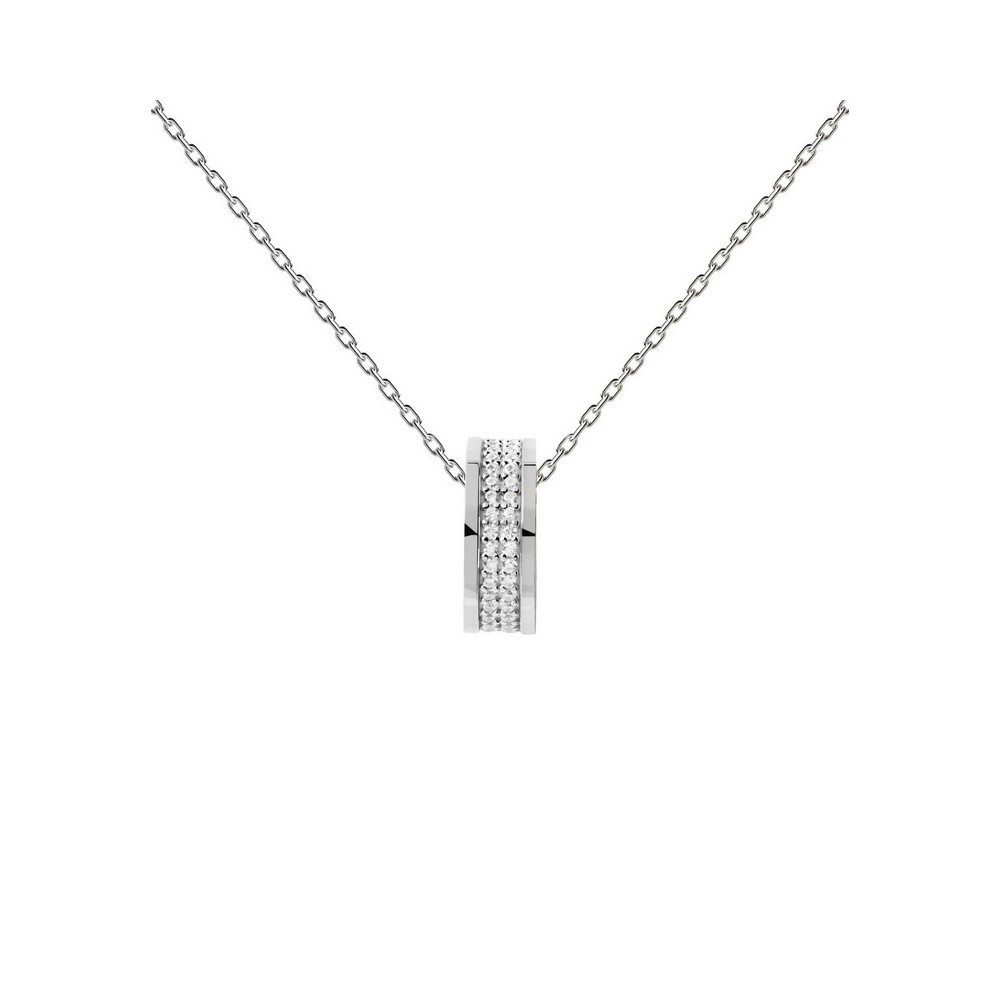 1 - PD Paola New Essentials woman light point necklace Silver with zircons CO02-438-U