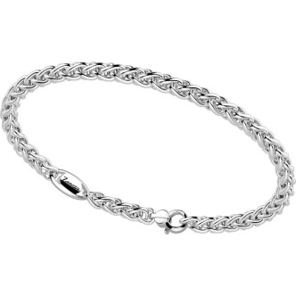 1 - Zancan man bracelet Silver 925 Insignia ESB254 with rhodium plating