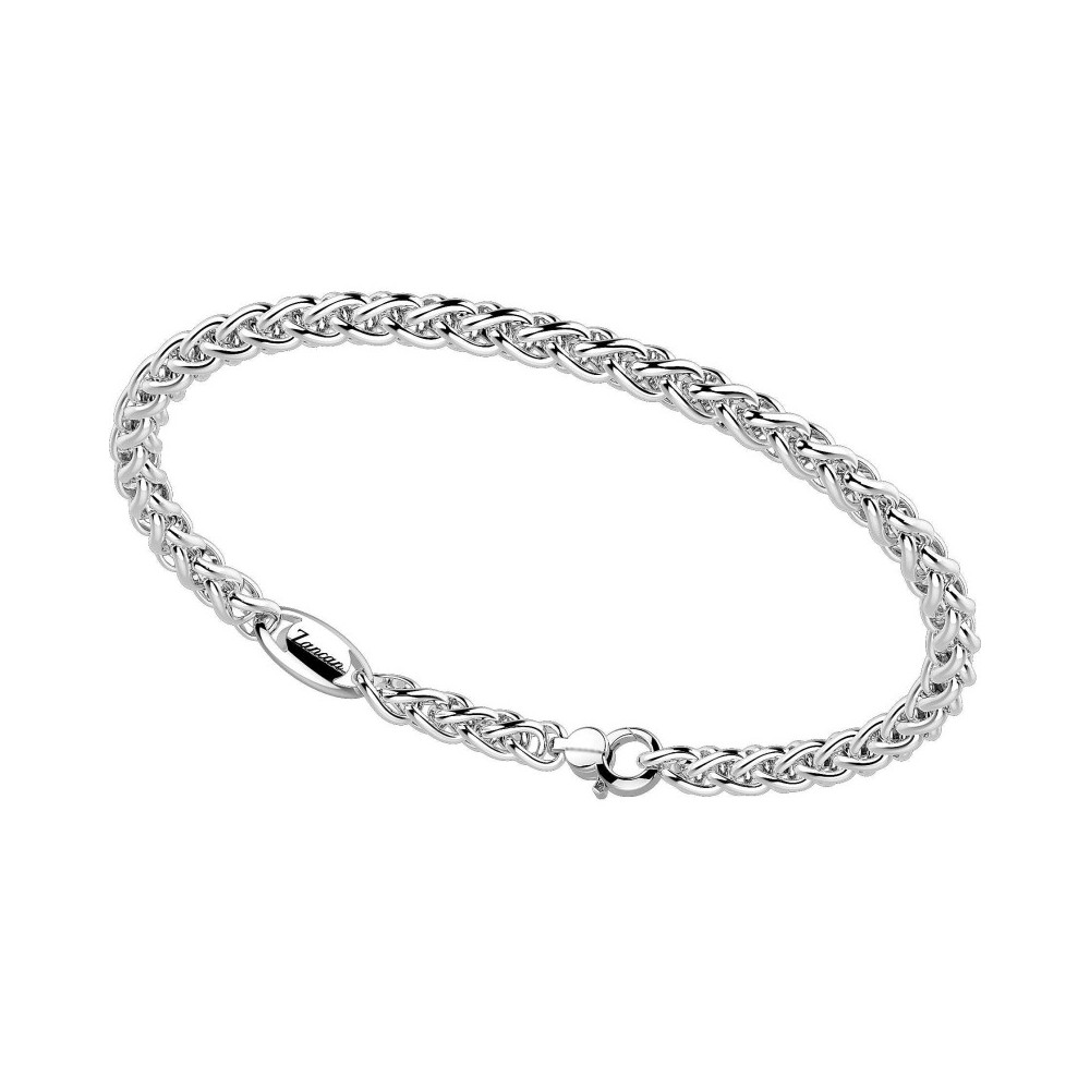 1 - Zancan man bracelet Silver 925 Insignia ESB254 with rhodium plating