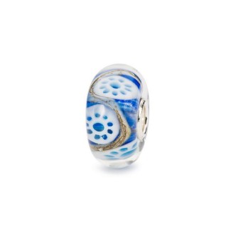 1 - Beads Trollbeads Corallo Prezioso TGLBE-20278 Argento 925 e vetro murano