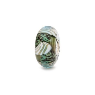 1 - Beads Trollbeads Sea shells TGLBE-20280 925 silver and murano glass