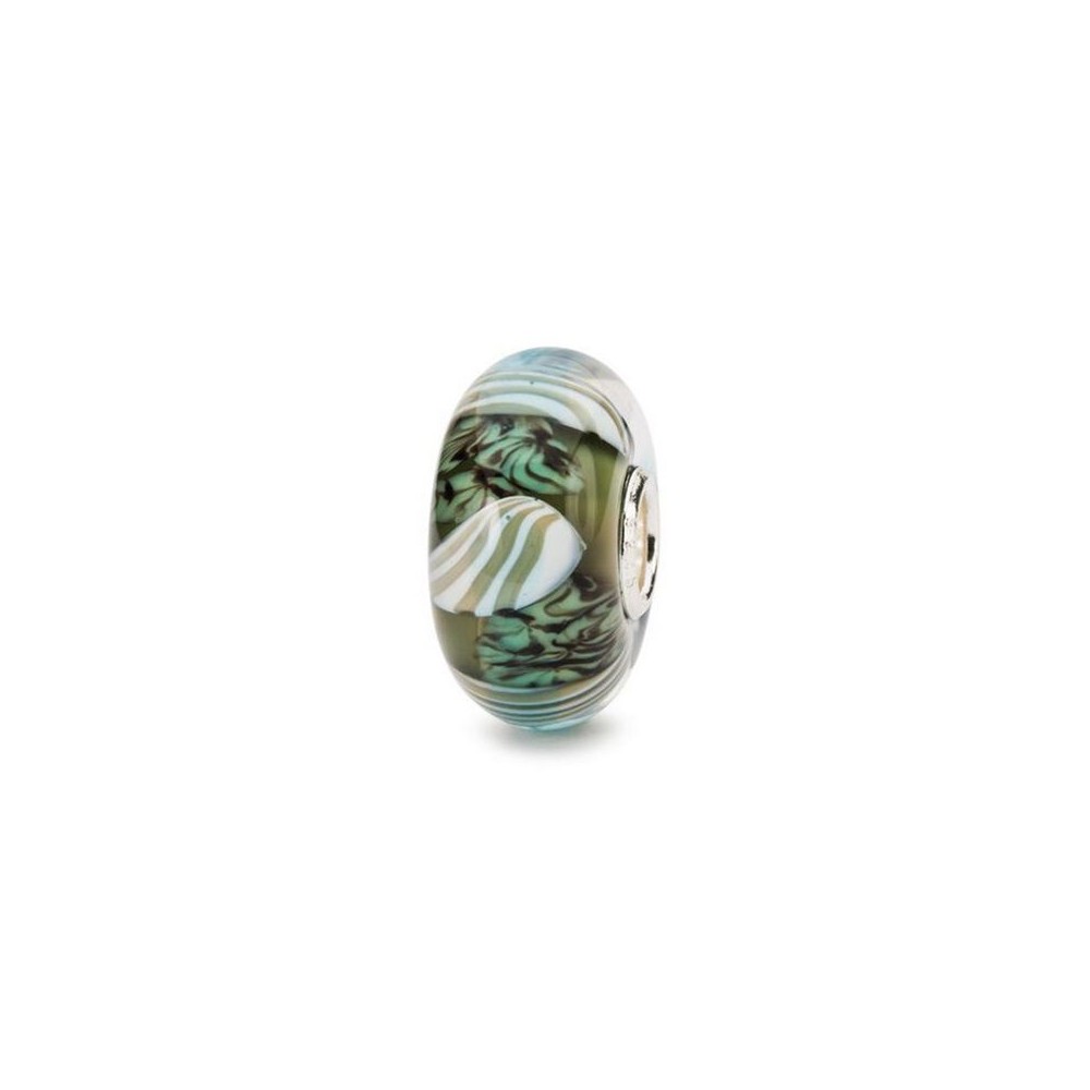 1 - Beads Trollbeads Conchiglie marine TGLBE-20280 Argento 925 e vetro murano