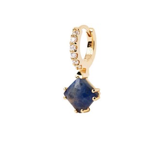 1 - Monorecchino cerchietto donna PD Paola Fuji PG01-683-U Argento 925 con Sodalite