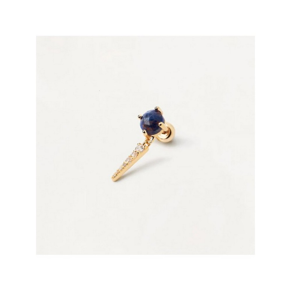 1 - PD woman single earring Paola Yoki PG01-718-U 925 Silver with Sodalite