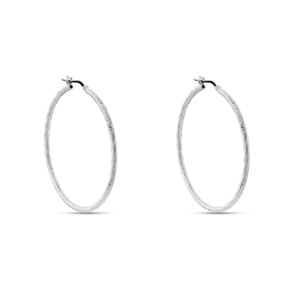 1 - 925 Sterling Silver women's hoop earrings Stroili Elegance 1661447