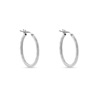 1 - Women's hoop earrings in 925 Silver Stroili Elegance 1661445