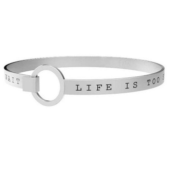 1 - Bracciale Kidult 231694  acciaio 316L con frase collezione Philosophy