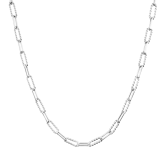 1 - Collana donna Stroili catena Torchon acciaio 1682963