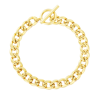 1 - Stroili woman bracelet with golden steel groumette chain 1682969