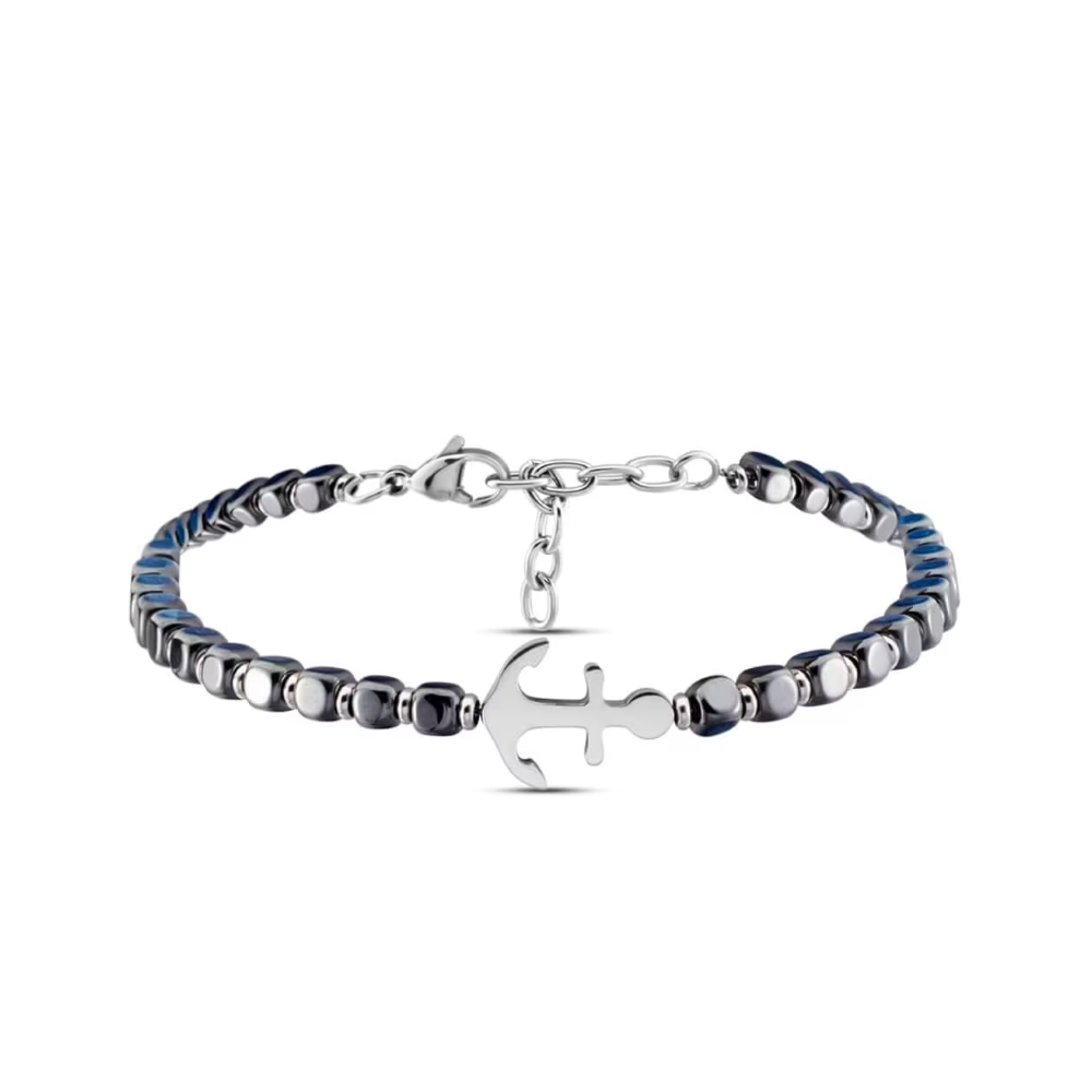 1 - Bracciale uomo ancora Stroili Man Code acciaio 1664183