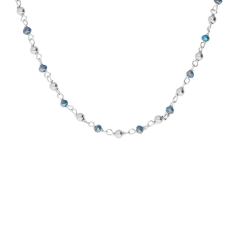 1 - Collana donna Argento Stroili Silver Soul 1671927 con pietre blu