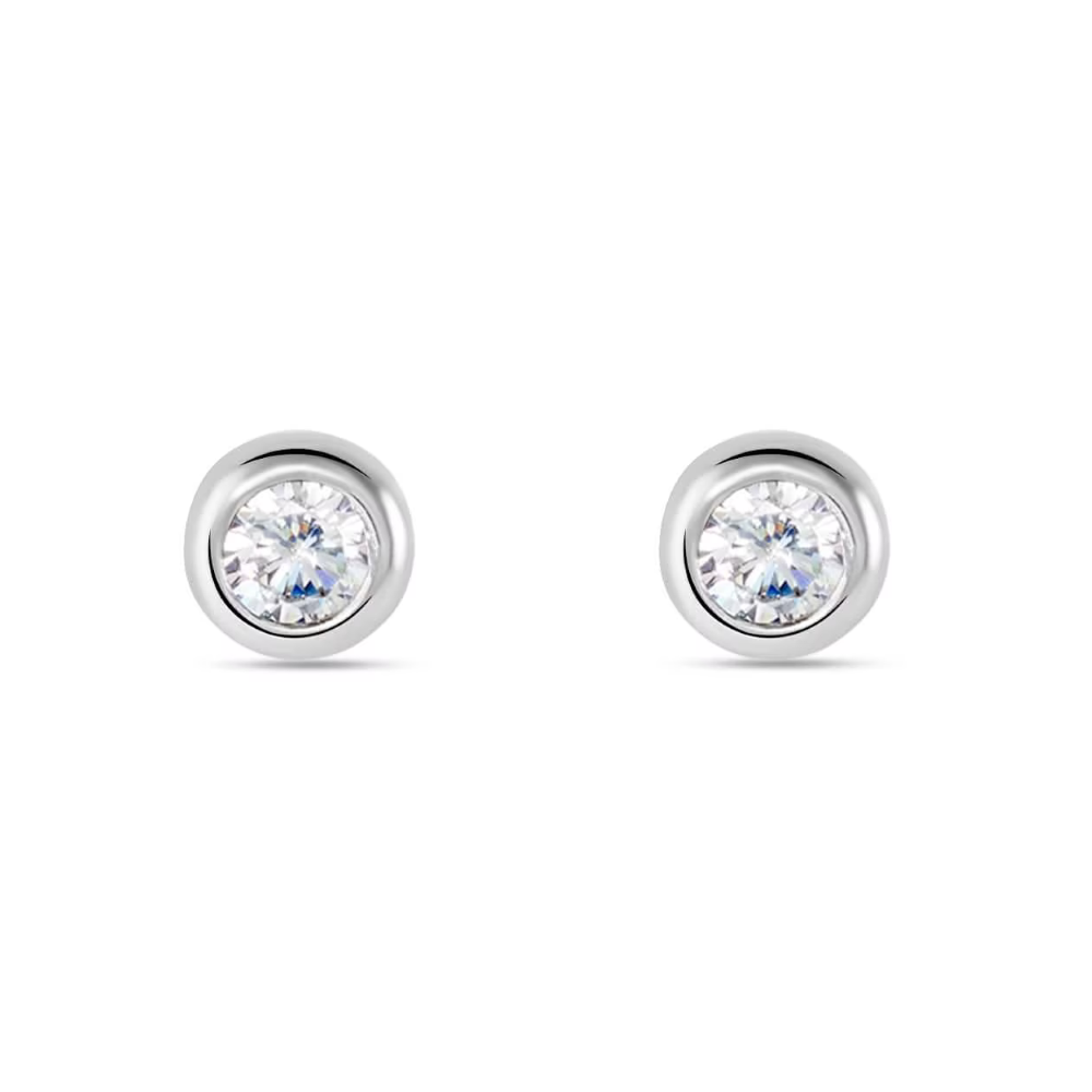 1 - Women's silver light point earrings Stroili Silver Rainbow 1317767 with zircon