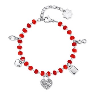 1 - Bracciale donna Brosway Chakra Amore acciaio con perline BHKB138