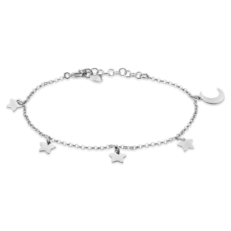 1 - Bracciale donna Argento 925 Stroili stelle e luna 1667552