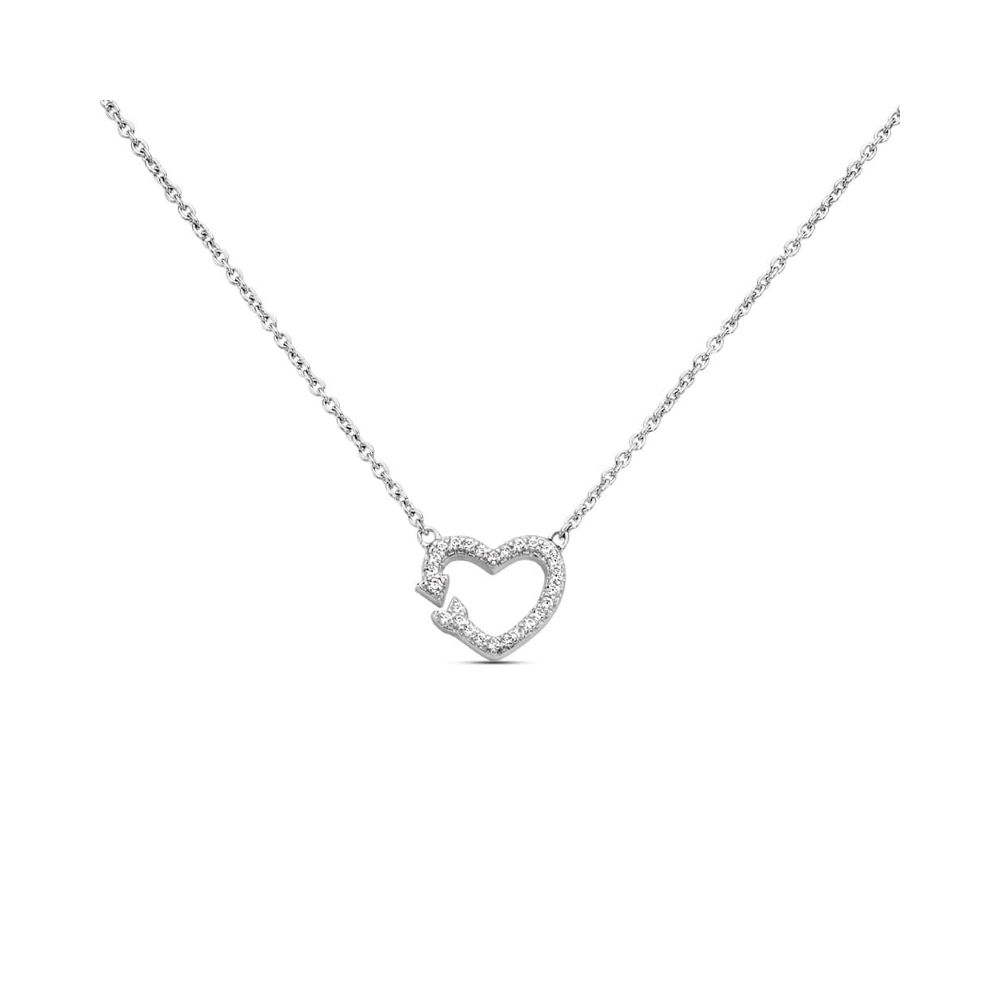 1 - Woman necklace Silver 925 Stroili finished heart 1664638