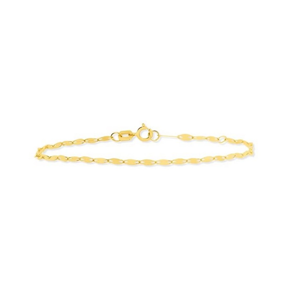 1 - Yellow Gold woman bracelet Stroili Fancy forced link 1425378