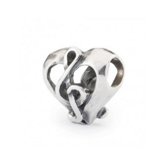 1 - Trollbeads Love Song Charm TAGBE-10267 925 Silver