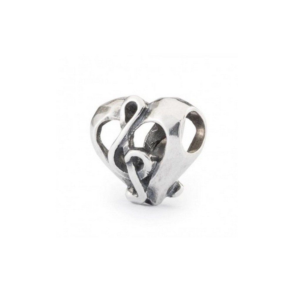 1 - Trollbeads Love Song Charm TAGBE-10267 925 Silver