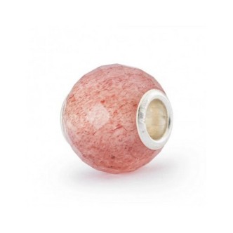 1 - Trollbeads Quarzo Fragola TSTBE-00033 Argento 925