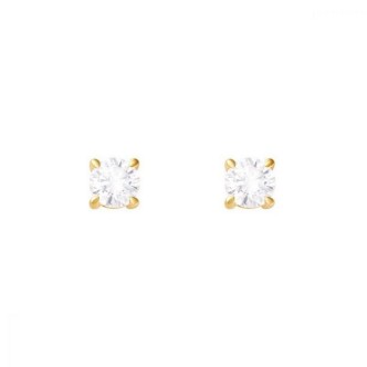 1 - Orecchini donna punto luce Oro Giallo Stroili Claire 1412070 con zircone