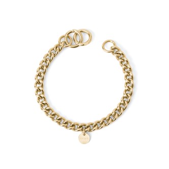 1 - Woman chain bracelet 2 Jewels 232272 316L steel gold color