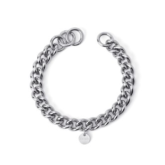 1 - Woman chain bracelet 2 Jewels 232273 316L steel silver color