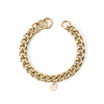 1 - Bracciale donna Groumette  2 Jewels 232274 acciaio 316L color oro