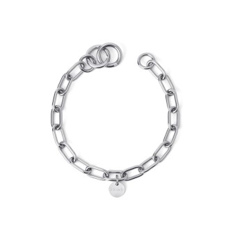 1 - Woman chain bracelet 2 Jewels 232275 316L steel silver color