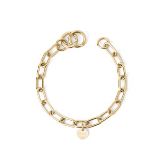 1 - Woman chain bracelet 2 Jewels 232276 316L steel gold color