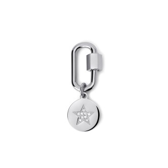 1 - Star padlock 2 Jewels 241003 woman 316L steel with crystals