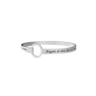 1 - Bracciale Kidult 231722 in acciaio 316L  con frase collezione Philosophy