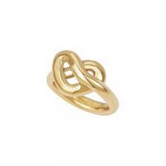 1 - Breil B&ME golden knot woman ring TJ3324 steel mis. 12