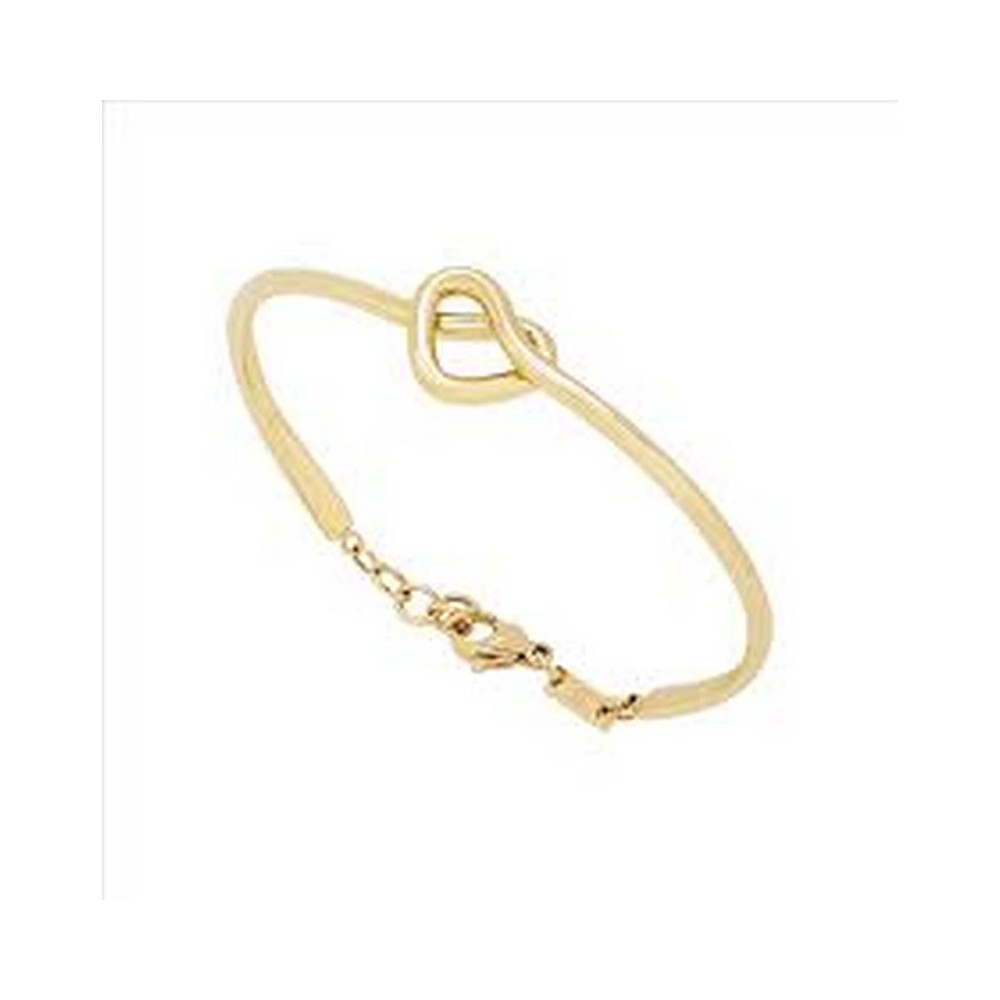 1 - Breil B&ME golden knot woman bracelet rigid steel TJ3317