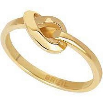 1 - Breil B&ME golden knot woman ring TJ3350 steel mis. 14