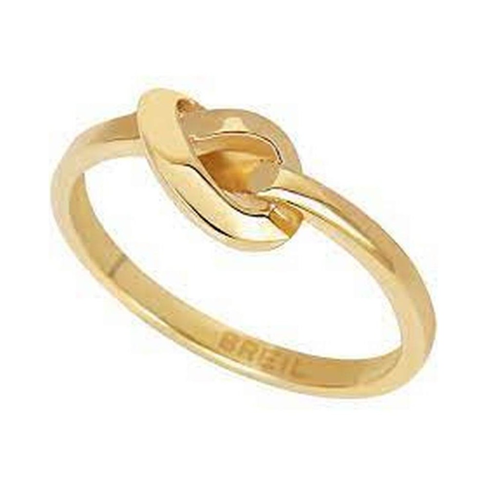 1 - Anello donna nodo dorato Breil B&ME acciaio TJ3349 mis. 12