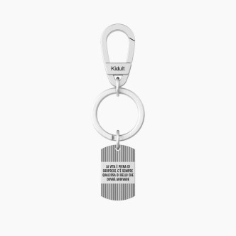 1 - Kidult keychain 781003 316L steel Philosophy collection.