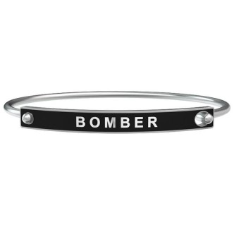 1 - Kidult men's bracelet 731176L 316L steel "Bomber" Free Time collection