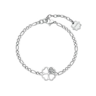 1 - Women's Chakra Brosway BHKB141 316L steel four-leaf clover bracelet