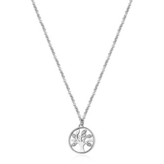 1 - Woman necklace Tree of Life Chakra Brosway BHKN093 316L steel